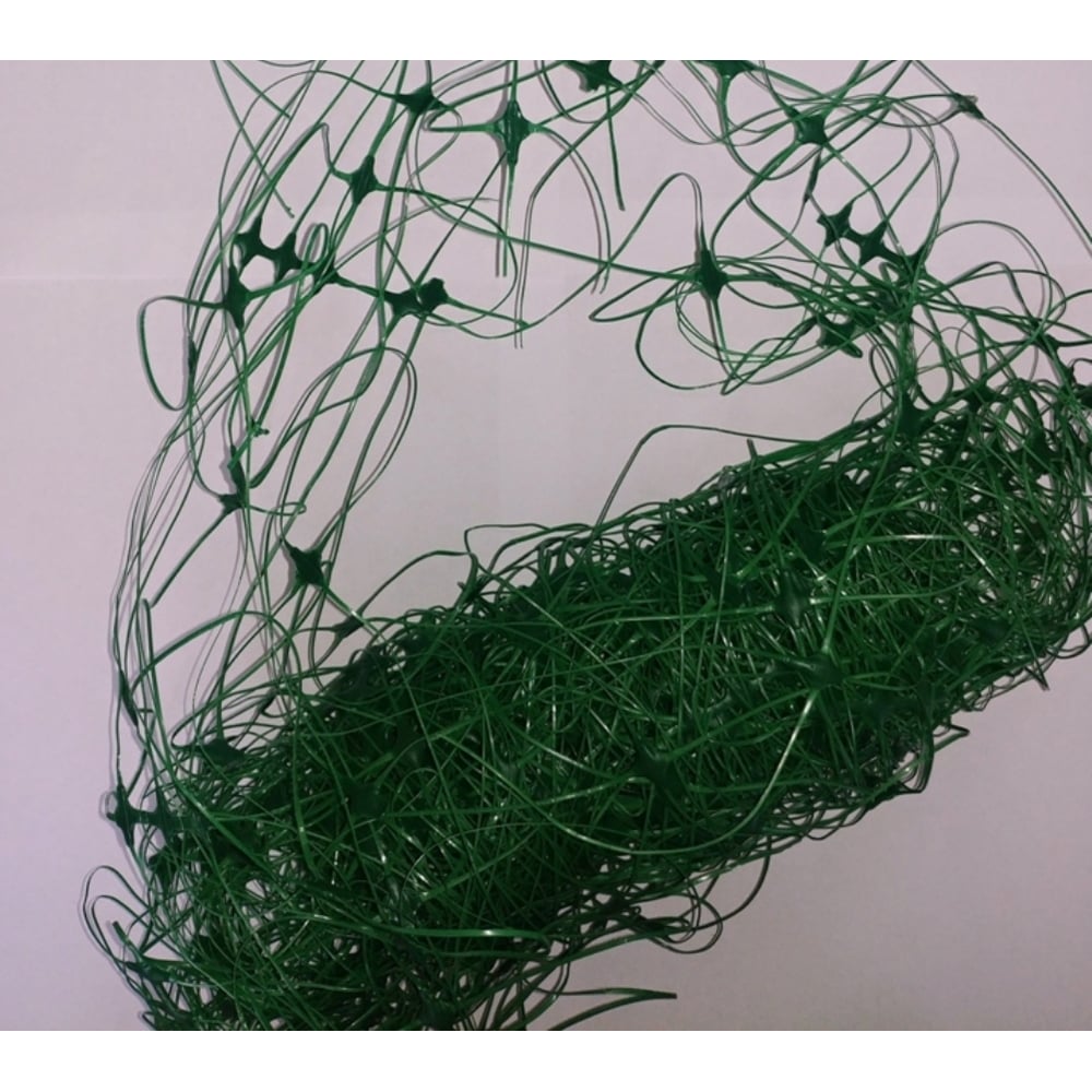 Изображение товара Сетка для гороха Мегапласт 1м х 6м зеленая неразборная из полипропилена