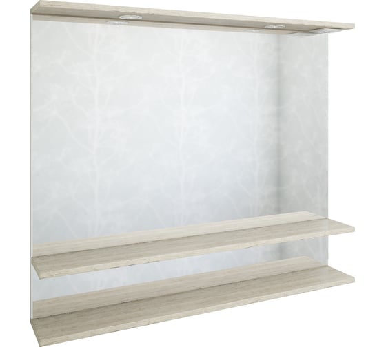 Изображение товара Зеркало Sanflor Бруно 105 белое, орегон С02727