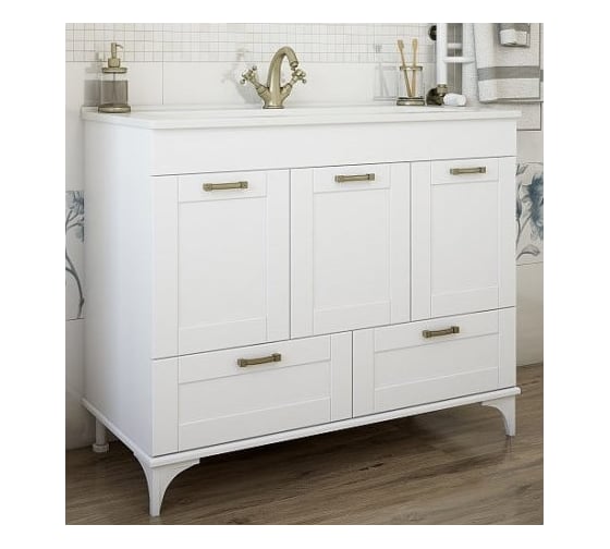 Изображение товара Тумба Sanflor Ванесса 2 105 белая С0002145