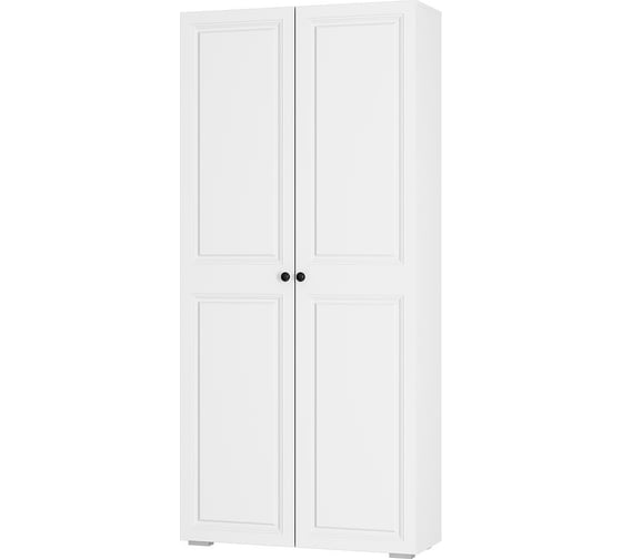 Изображение товара Шкаф 2-х створчатый Арника Софт ШК-01 белый/эмаль белая (F26) 00-00143375