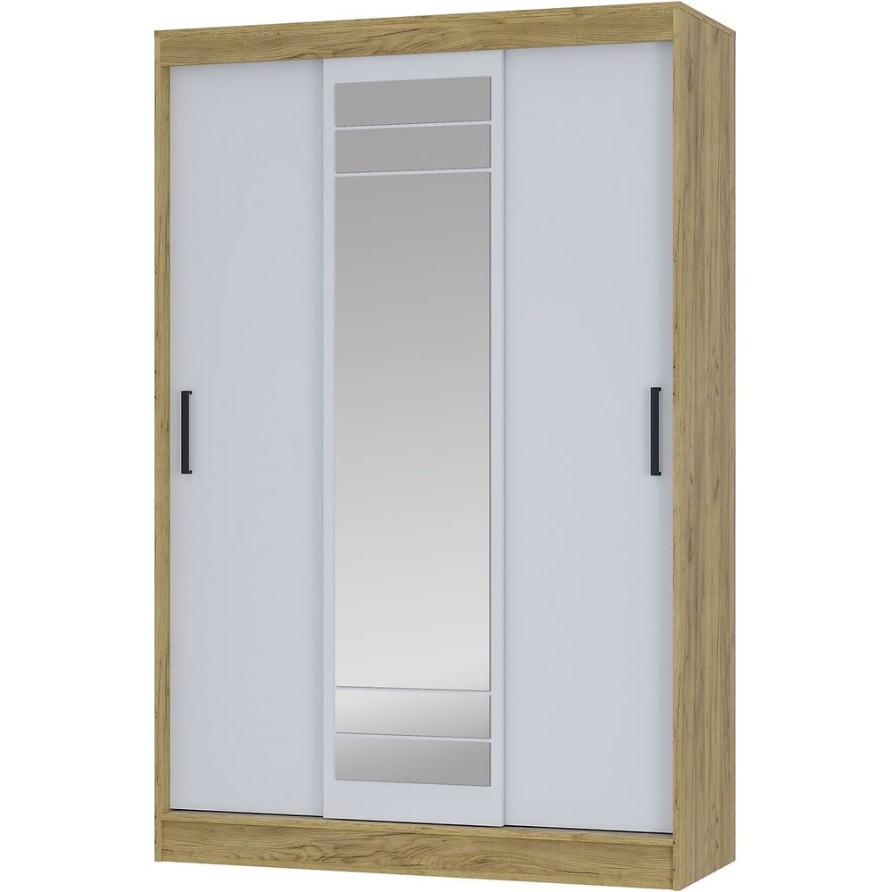 Изображение товара Шкаф-купе Арника Тео ШКК-02 крафт/ белый 00-00130080