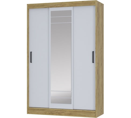 Изображение товара Шкаф-купе Арника Тео ШКК-02 крафт/ белый 00-00130080