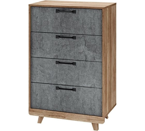 Изображение товара Комод Арника Мегаполис КМ-02 дуб каньон/M18 00-00142871