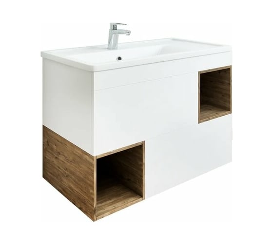 Изображение товара Навесная тумба Sanflor Даллас 80 белая, дерево С04836