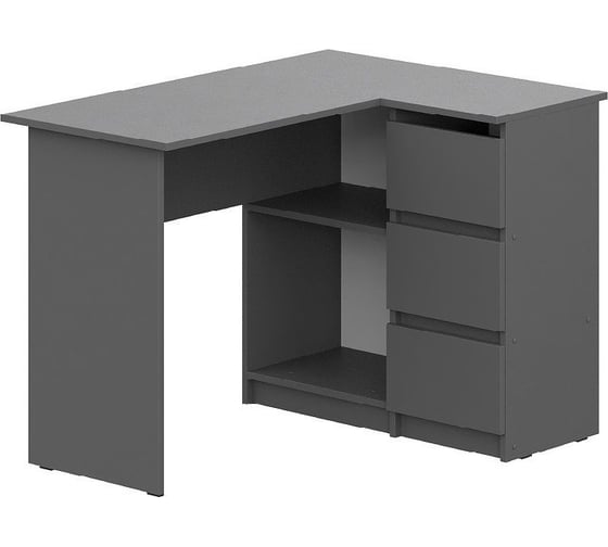 Изображение товара Модульная система Арника Денвер стол угловой, графит серый 00-00144782