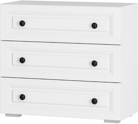 Изображение товара Комод Арника Софт КМ-01 белый/эмаль белая (F26) 00-00143349