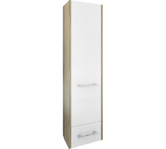 Изображение товара Пенал Sanflor Ларго 2 L, швейцарский вяз, белый, подвесной Н0000000510