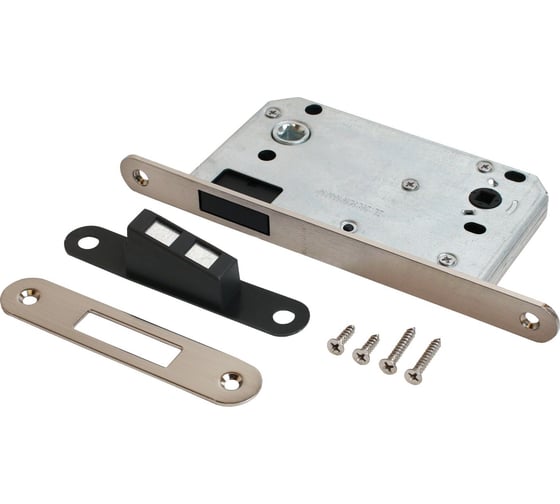 Изображение товара Магнитная защелка Аллюр АРТ 5300-MU-WC SN матовый никель с фиксатором 16212