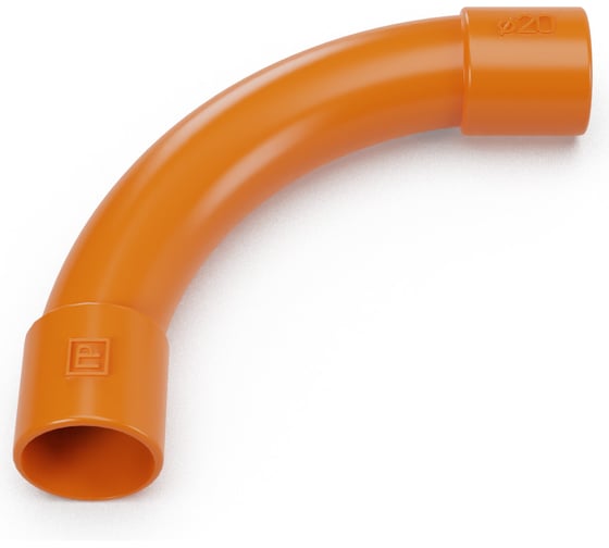 Изображение товара Соединитель угловой Промрукав оранжевый d20 мм 50шт PR13.1173