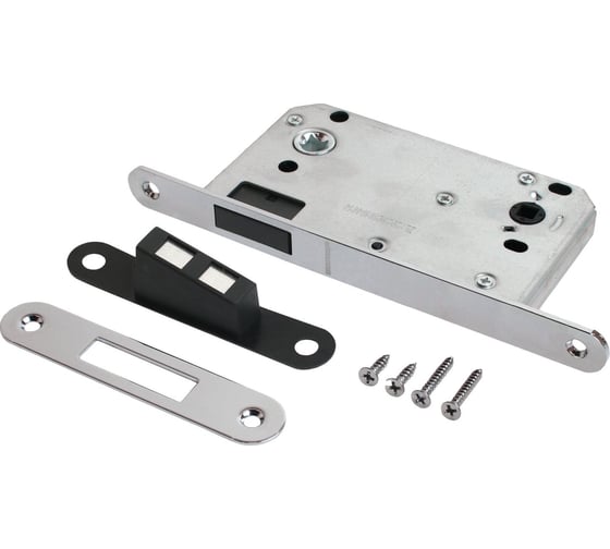 Изображение товара Магнитная защелка Аллюр АРТ 5300-MU-WC CP хром с фиксатором 16210