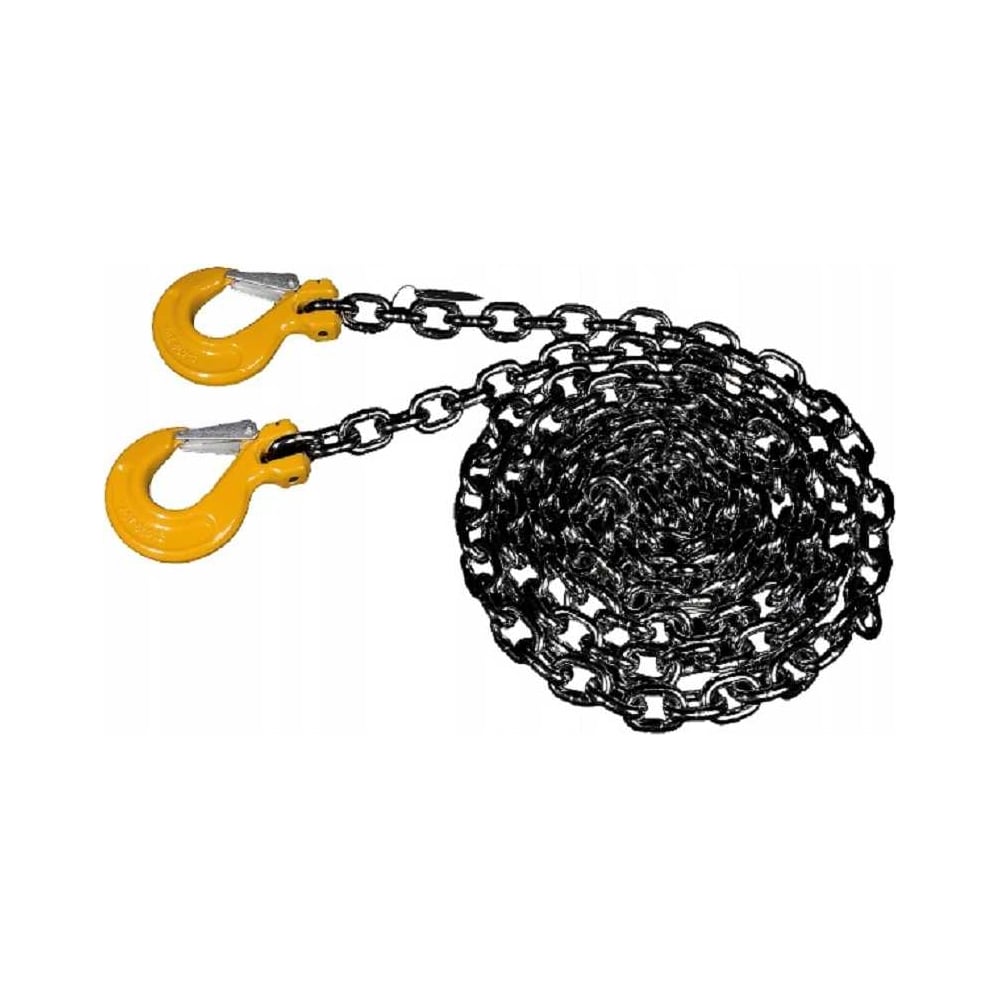 Изображение товара Крепежная цепь с крюками 13 мм 10.6 т 3 м ГОСТ Р 70475-2022