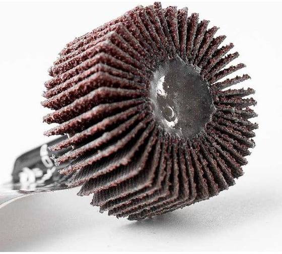 Изображение товара Круг шлифовальный лепестковый 40x20 мм, P120 для дрели МАНКОР 40.20.Р120.D