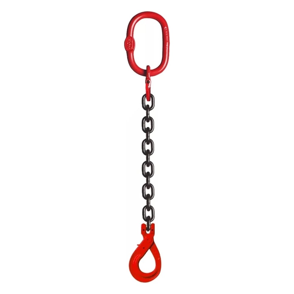 Изображение товара Одноветвевой цепной строп КанТраст 1СЦ 1.12 т с крюками 3000 мм