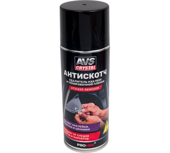 Изображение товара Удалитель наклеек и тонировочной пленки Прохим "Антискотч" аэрозоль, 520 мл AVS AVK-692 A40145S