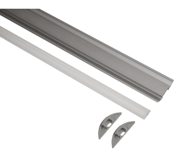 Изображение товара Профиль для светодиодной ленты geniled порог 36x6х1000 М16 с заглушками и рассеивателем 12138_1