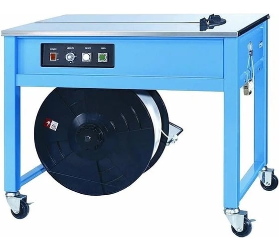 Изображение товара Стреппинг-машина ВОЛГА ПОЛИМЕР ТР-202 полуавтоматическая, с открытым столом TP 001