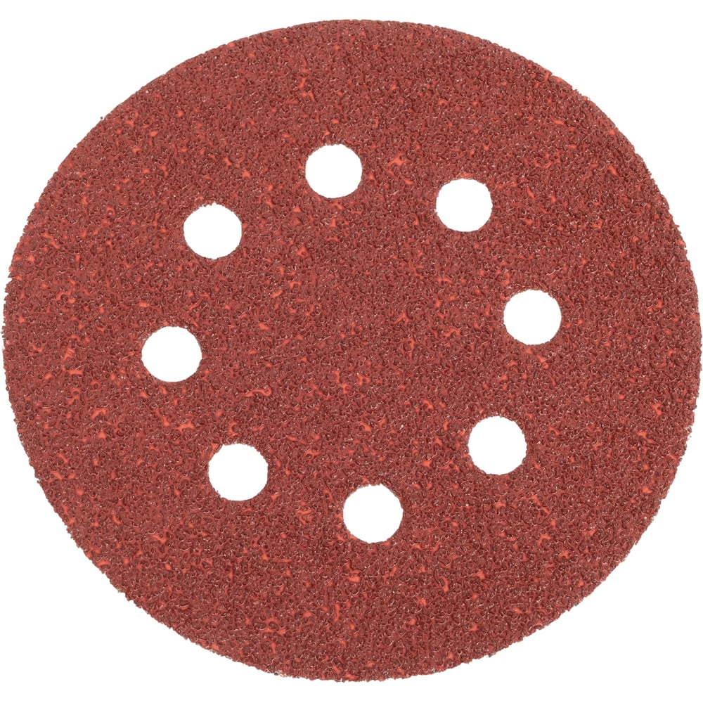 Изображение товара Шлифовальный круг AP310E 125 мм, на липучке, 8 отверстий, Р40, 50 шт Interflex