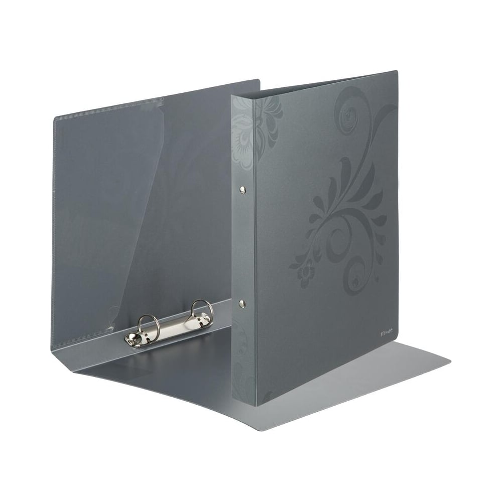 Изображение товара Папка на 2 кольцах А4 Mountain серый 25 мм 900 мкм Комус