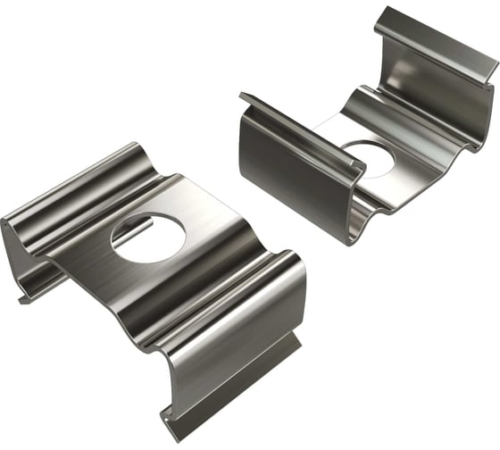 Изображение товара Монтажная скоба для накладного профиля geniled для светодиодной ленты 2 шт 12158_ch