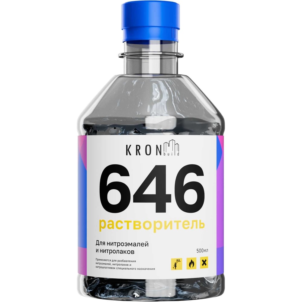 Изображение товара Растворитель Kronbuild 646 0,5 л для красок и покрытий