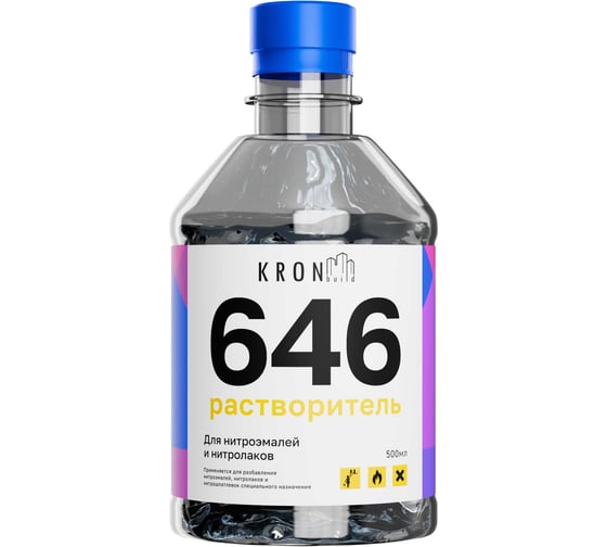 Изображение товара Растворитель Kronbuild 646 0,5 л ПЭТ B56CL