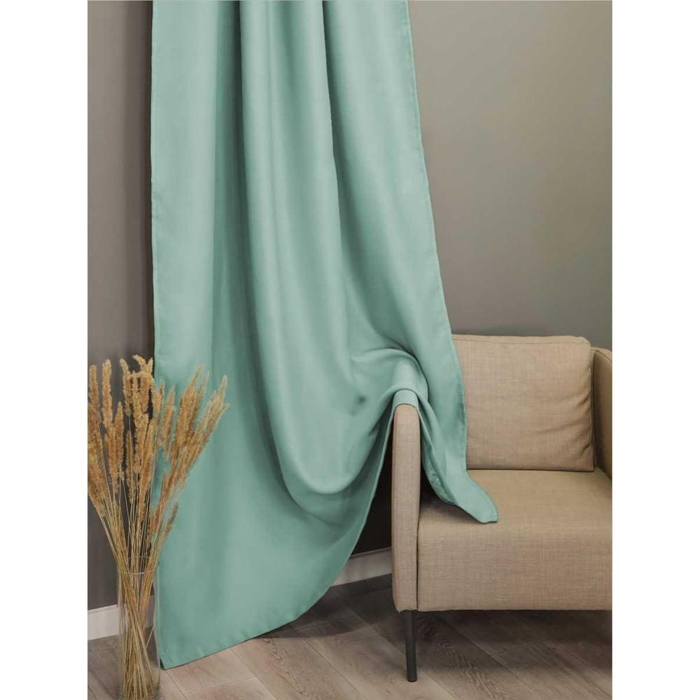 Изображение товара Штора портьерная Witerra Матовый блэкаут мятный 150х270