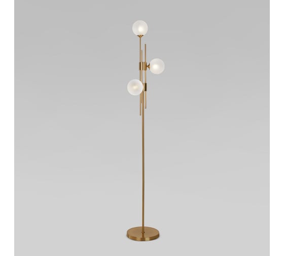 Изображение товара Напольный светильник Eurosvet со стеклянными плафонами 01383/3 латунь a066798