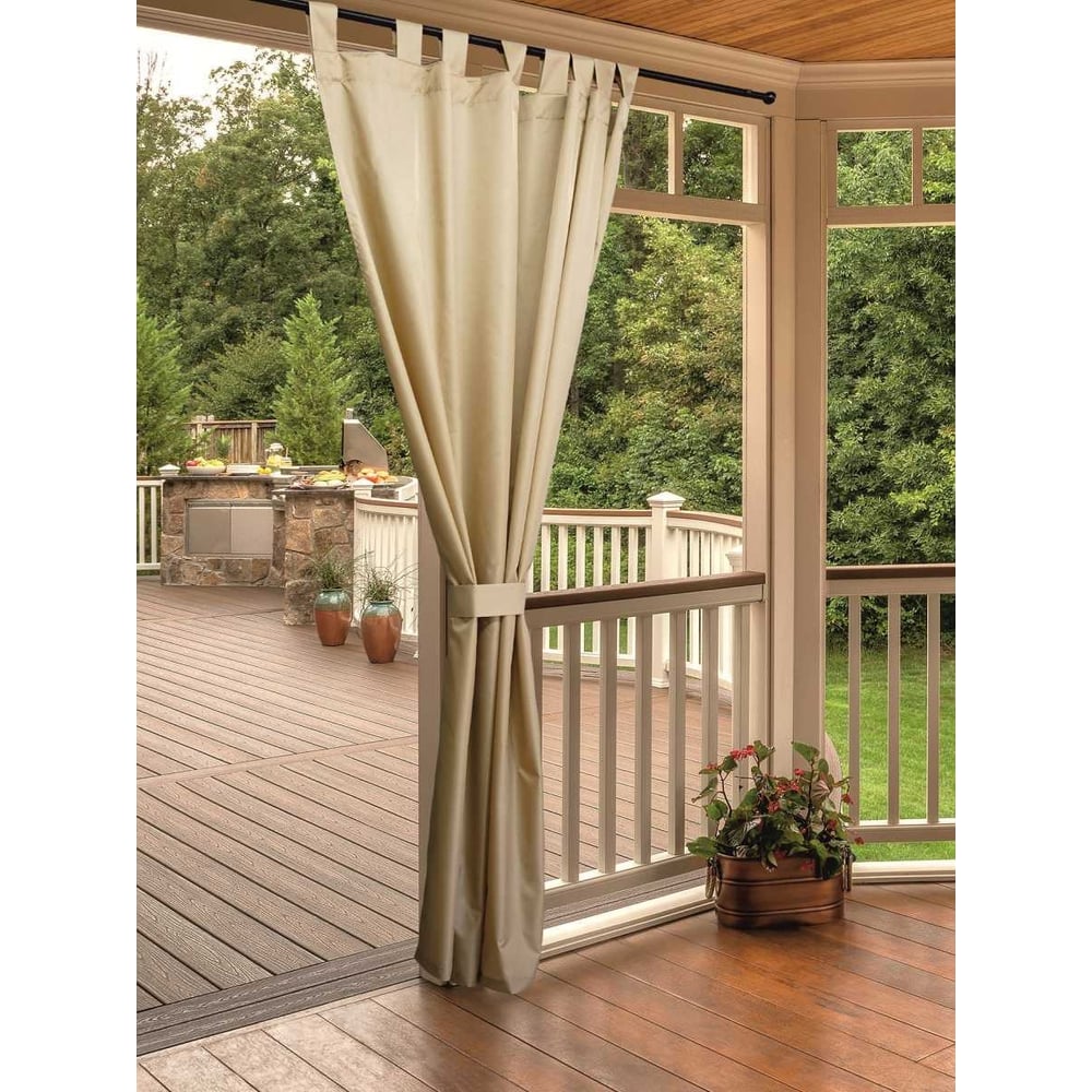 Изображение товара Уличные шторы для беседки Witerra 109736 200х145 см бежевый классика Изображение товара Уличные шторы для беседки Witerra 109736 200х145 см бежевый классика