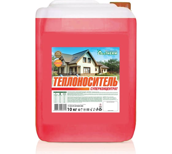 Изображение товара Теплоноситель концентрат 10 кг EcoTherm 430212001