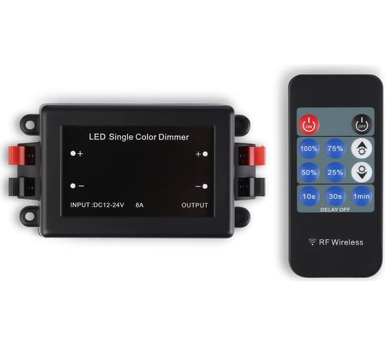 Изображение товара Контроллер-диммер Ambrella Light  для одноцветных светодиодных лент с радио пультом 2.4G ILLUMINATION GS11001