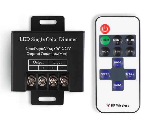 Изображение товара Контроллер-диммер Ambrella Light  для одноцветных светодиодных лент с радио пультом ILLUMINATION GS11051