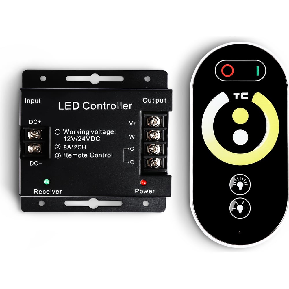 Изображение товара Контроллер Ambrella Light GS11151 для светодиодных лент CCT с сенсорным пультом