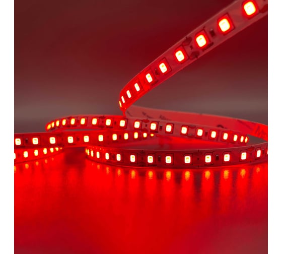 Изображение товара Светодиодная лента Geniled 5м 12В 12Вт/м красная подсветка 120 led/m IP33 8мм 03496