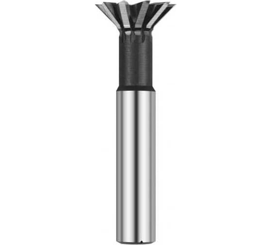 Изображение товара Фреза для пазов ласточкин хвост 16x6.3x12x60 мм, Z=8, Р6М5, ГОСТ Р 52967-2008, прямой конус ИНСТУЛС 00001846223