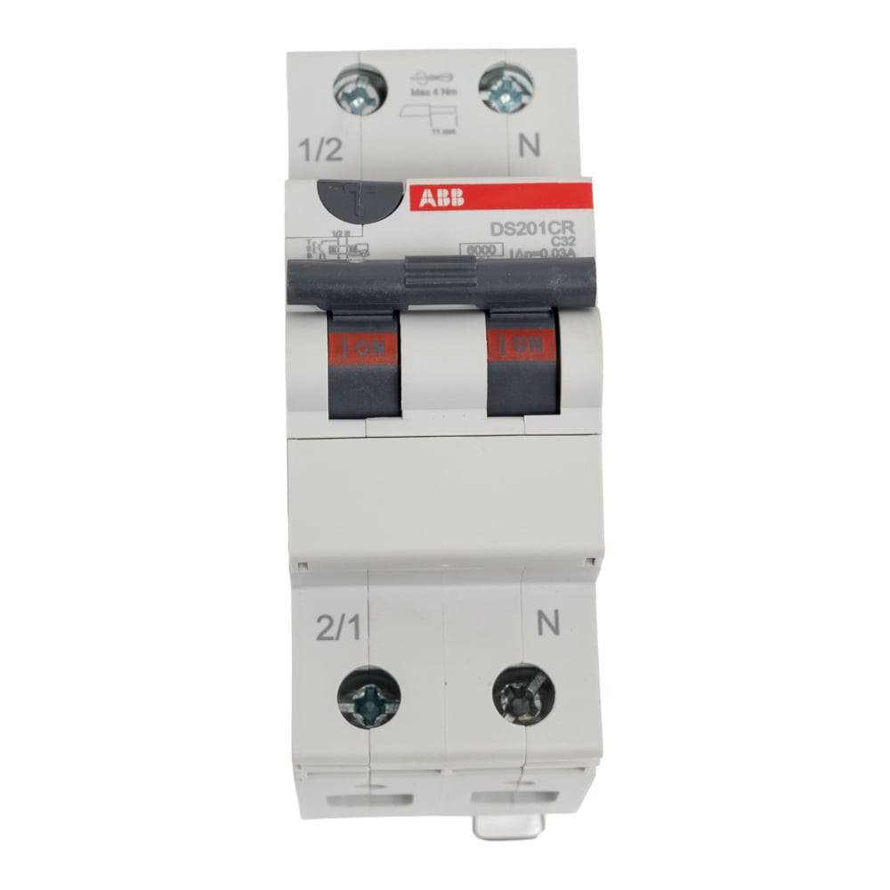 Изображение товара Дифференциальный автомат ABB DS201CR 2-полюсный 32А 30мА IP20