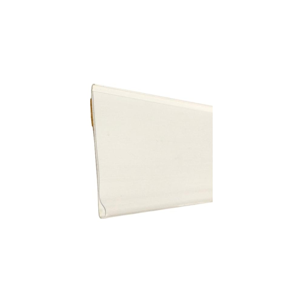 Изображение товара Ценникодержатель полочный ООО Комус 1000 мм белый 50 шт