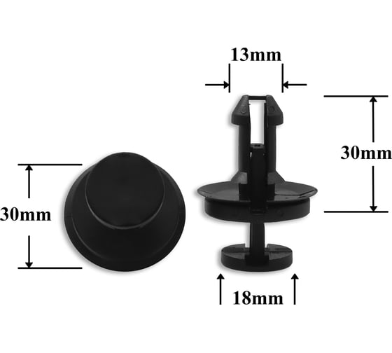 Изображение товара Автокрепеж для GM 10 шт 15733971 КрепАвто 0815