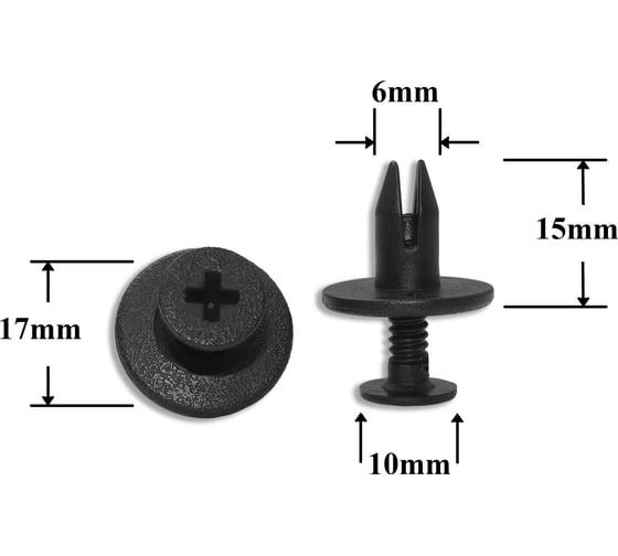 Изображение товара Автокрепеж для Ford 10 шт N806322S КрепАвто 0789