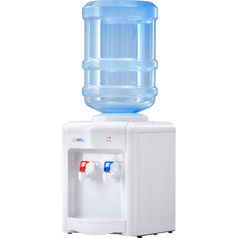 Кулер для воды AEL раздатчик воды lesoto 300 t g под бутыль 19 л без нагрева и охлаждения белый