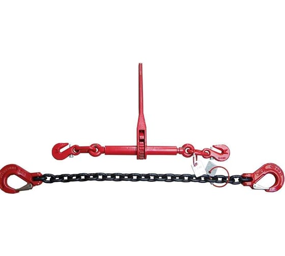 Изображение товара Крепежная цепь ООО "Пкф "ГрузоподъемТехоснастка" с талрепом крюк-крюк, 16 мм, 6 м 9734