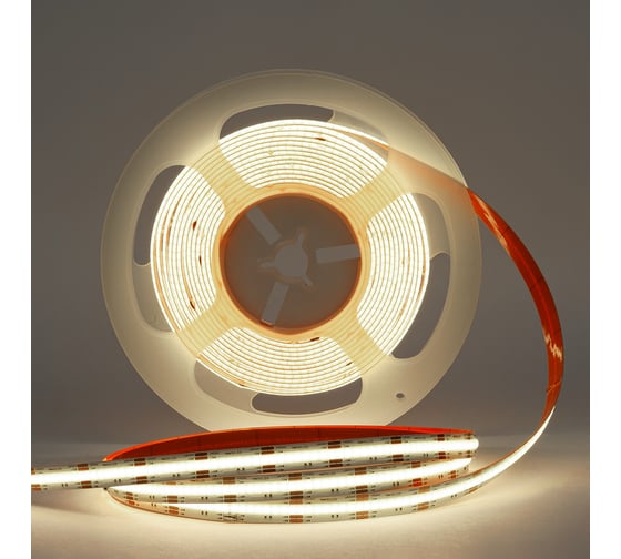 Изображение товара Светодиодная лента MAKSILED 5м, 24В, 5-15Вт/м, 640д/м, IP20, 1723лм/м, 5000К, ML-R640-COB-SA-MULTI-CW-S-5000K