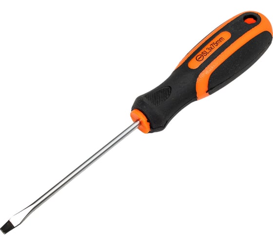 Изображение товара Отвертка прямой шлиц КВАЛИТЕТ SL3x75 мм ОП-3-75 6620423