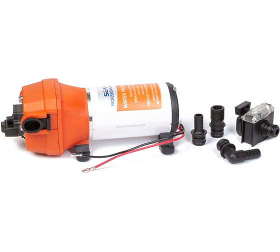 Изображение товара Помпа водоподающая мембранная SeaFlo 17 л/мин, 2.8BAR, 12V SFDP1-045-040-41