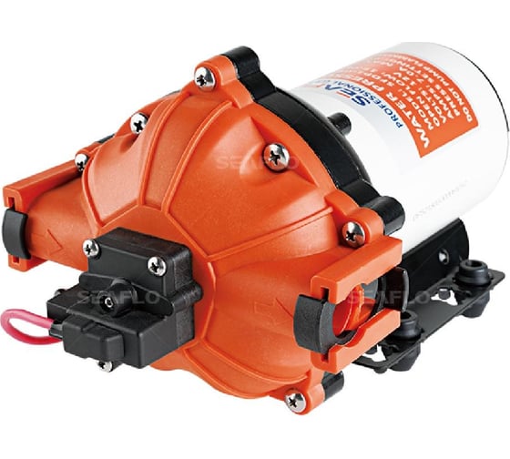 Изображение товара Помпа водоподающая мембранная SeaFlo 18.9 л/мин, 4.2BAR, 12V SFDP1-050-060-52