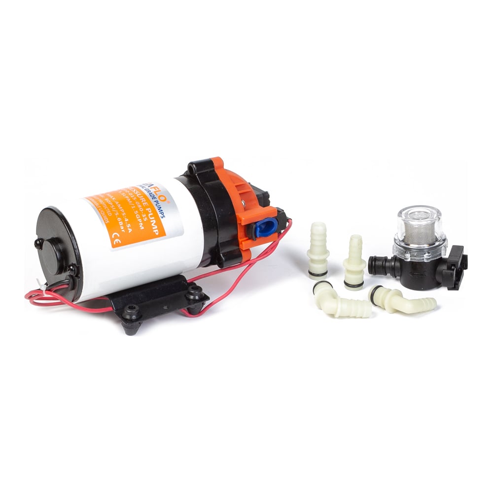 Изображение товара Помпа водоподающая мембранная SeaFlo 5.5 л/мин 24V SFDP2-015-080-35