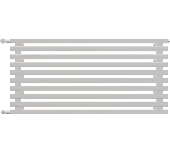 Изображение товара Вертикальный стальной радиатор GUARDO Retta 6P 380x800 мм, 8 секций, S=9м², Нижнее правое подключение 6P-0800-08 NK-GOR-R R9016(M)