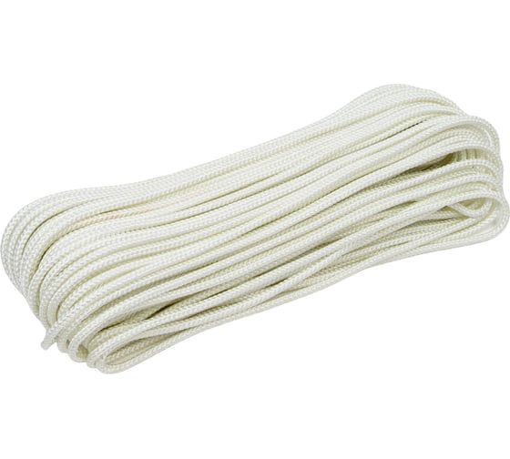 Изображение товара Фал капроновый СИБШНУР 6 мм, 50 м 20418