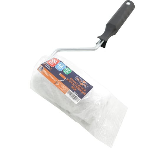 Изображение товара Валик с ручкой РОССНА "ИСКУССТВЕННЫЙ МЕХ" 100 мм Р860762