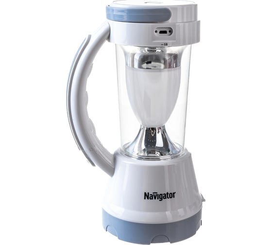 Изображение товара Кемпинговый фонарь Navigator, NPT-CA14-ACCU (прожектор) 1Вт/16 LED, 190лм, Li-ion 2.4Ач 94774