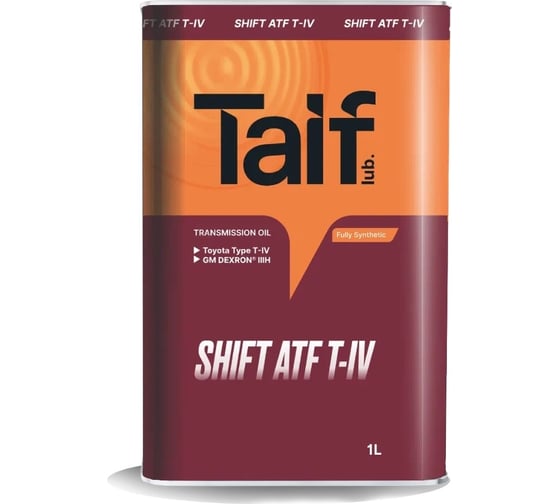 Изображение товара Автомобильное масло TAIF SHIFT ATF TYPE T-IV, 1 л 214013